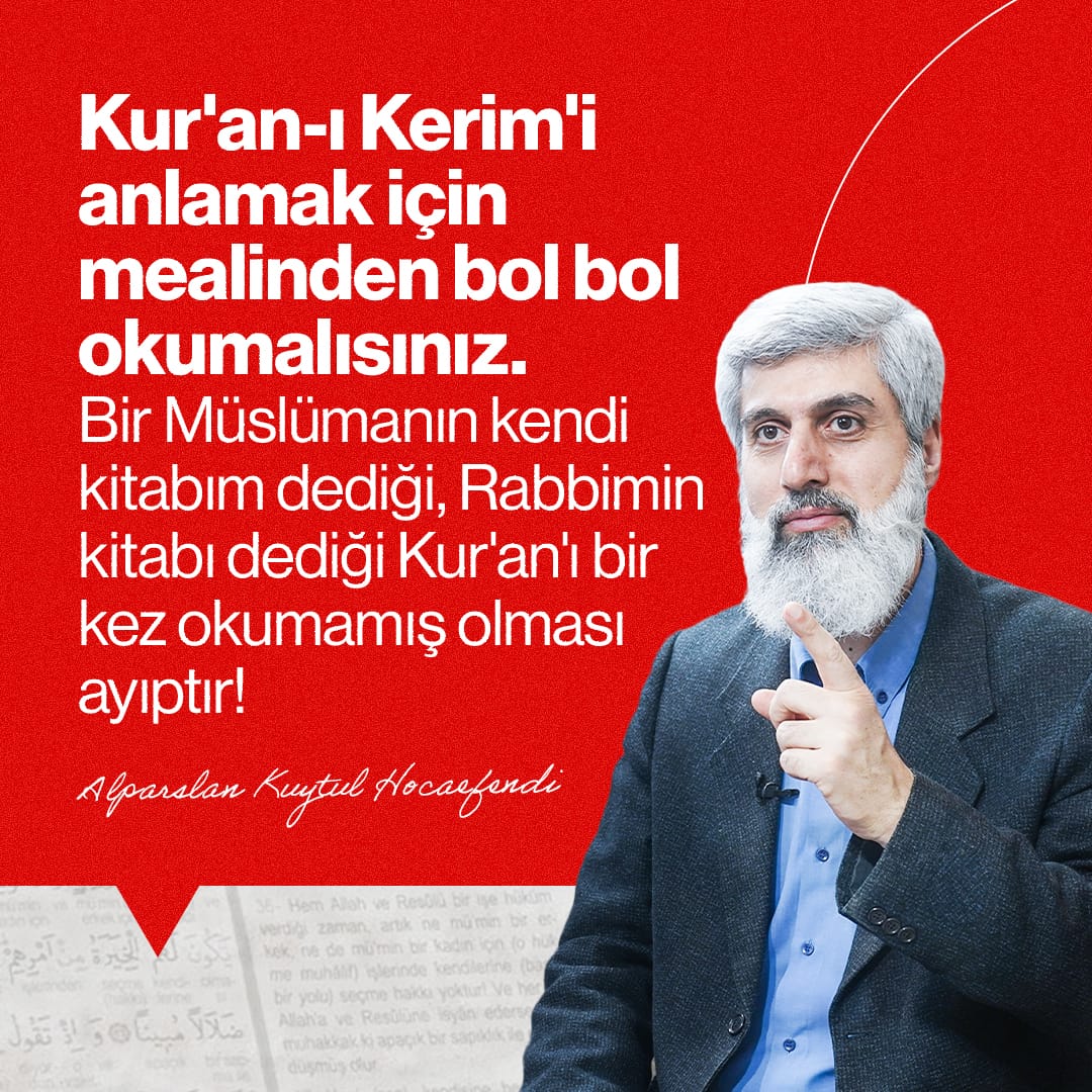Kur'an'ı Kerim'i anlamak için mealinden bol bol okumalısınız..

MealOku Kur'an-ıAnla