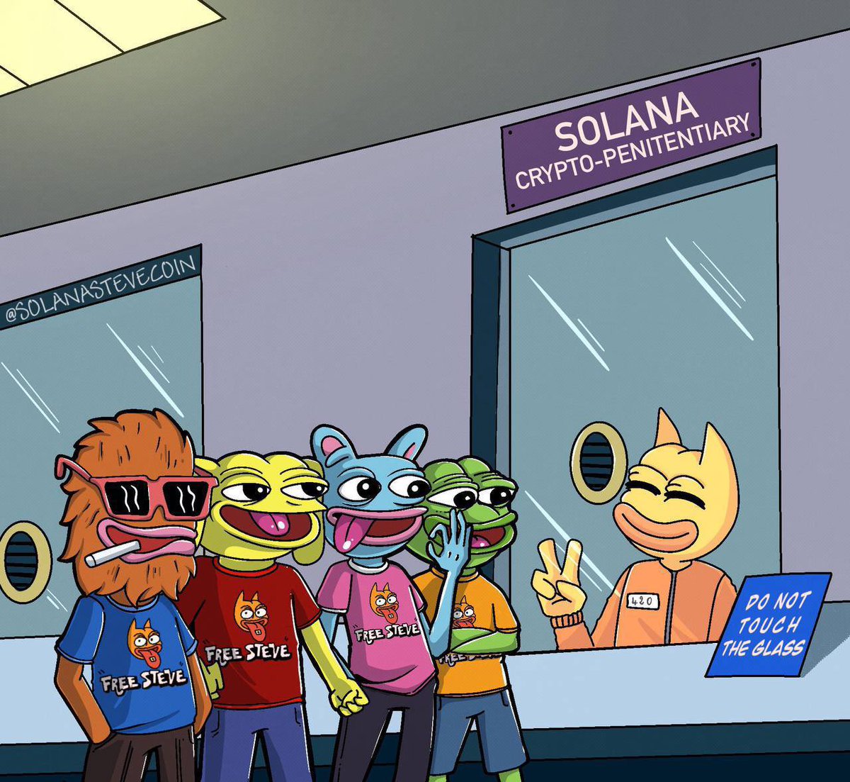 Solana Steve is the dealer of choice for the Boys Club and many celebrities  & crypto twitter personalities. DEX : https://t.co/JOHg37DBRN TG :  https://t.co/dGaXKtxJbf CG : https://t.co/2kb65bsOeu Web :  https://t.co/D7qpIhWTBk Merch :