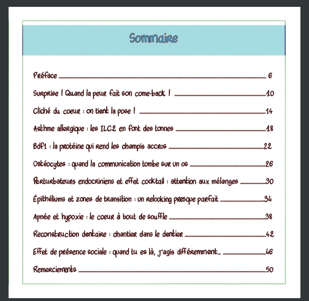 Caro_R51's tweet image. Bande dessinée gratuite #InScience @Inserm ! Au cœur de la recherche biomédicale, avec #pédagogie et humour. Ses deux tomes, écrits et dessinés par Maïté Robert, sont accessibles dès le collège. #santé Avec un petit chapitre #douleurschroniques.
inserm.fr/culture-scient…