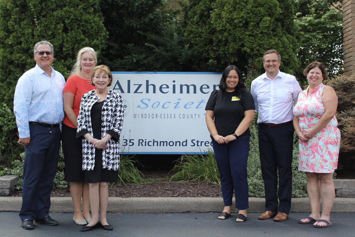 Excellent meeting with the incredible team at <a href="/ASWE_Care/">Alzheimer Society of Windsor & Essex County</a> this afternoon.

Great discussion on how our federal government can partner to further support local residents living with Alzheimer’s and their families.