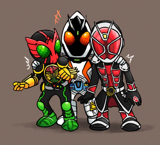 I realized it's been more than a decade since I got into the world of tokusatsu heroes!Here's some of my older works from over the years (2014 - 2018)!! 