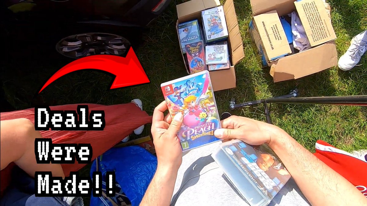 Find some awesome trade bait and modern bargains in the latest hunt, link below! 
.
youtu.be/98gMhAY7vKc
.
#RETROGAMING #carboot #bootsale #carbootinguk #bootfair #PrincessPeach #princesspeachshowtime