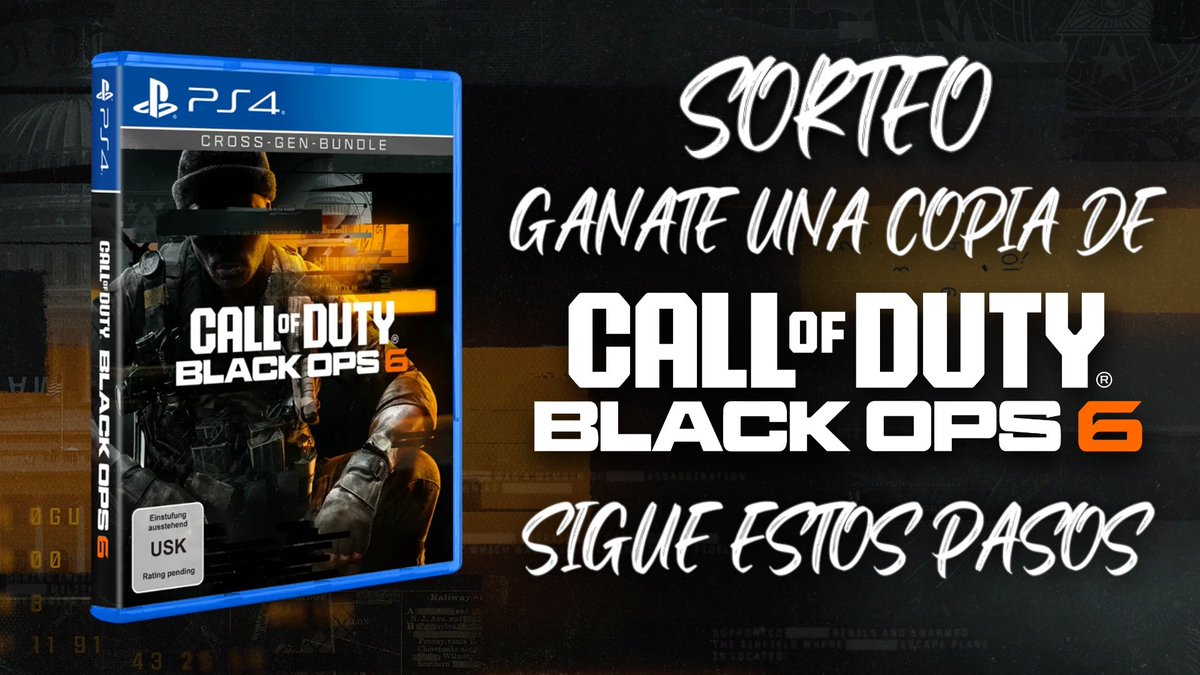 SORTEO DE BLACK OPS 6

Sigue estos pasos:
🧟‍♂️ Sígueme en Twitter
🧟‍♂️ Da retweet a este tweet (jaja que redundante)
🧟‍♂️ Deja tu like (yo si puedo verlo ok)

De esta forma participas automáticamente, pero puedes ganar "puntos" para tener más chance de ganarte una copia. (Continúa)
