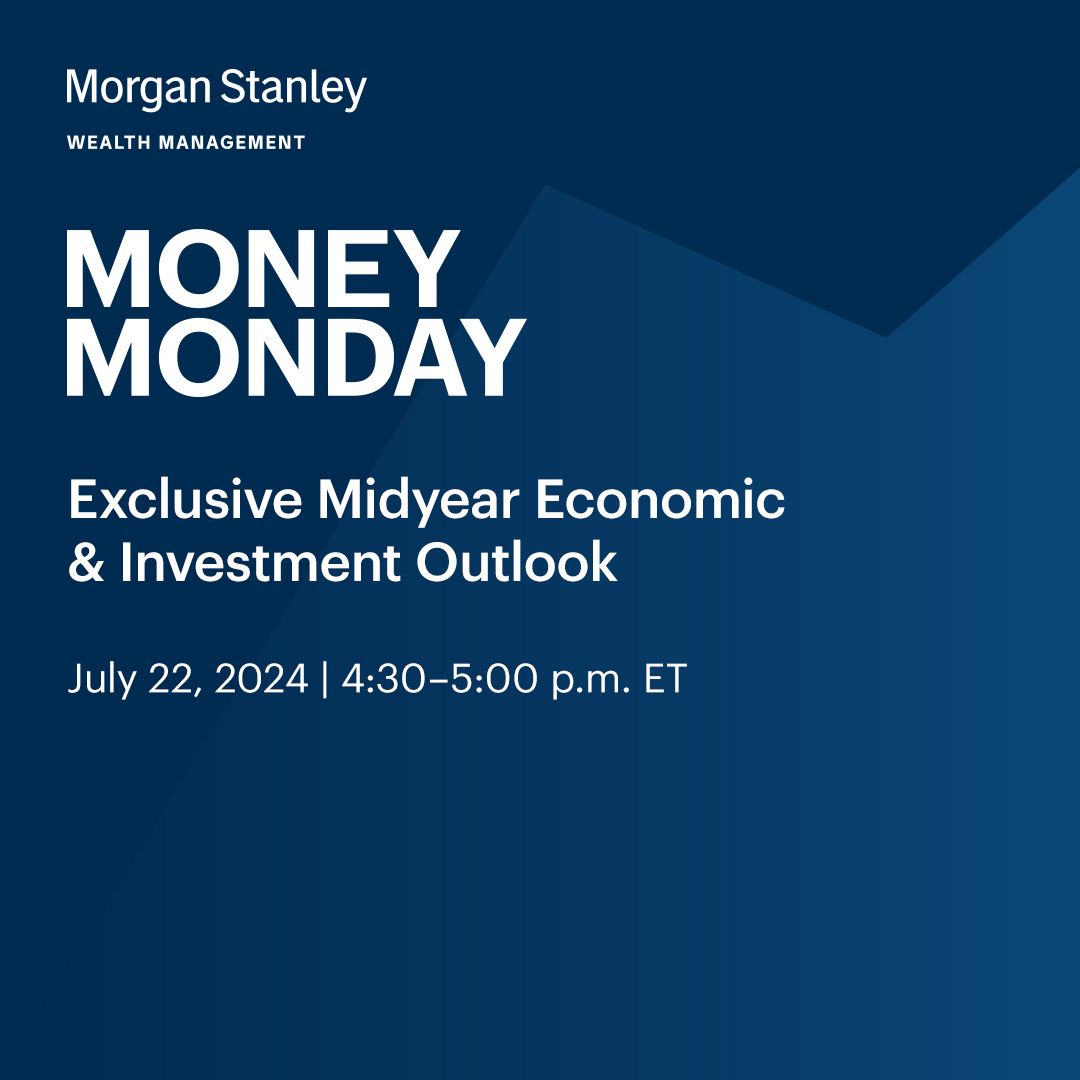 AdamHallMS's tweet photo. Join us July 22nd for an exclusive Money Monday midyear economic and investment outlook virtual event with Ellen Zentner, Chief U.S. Economist, and Dan Skelly, Head of Market Research &amp; Strategy. Register:
https://t.co/rR61baHysZ https://t.co/XTCGihAplp