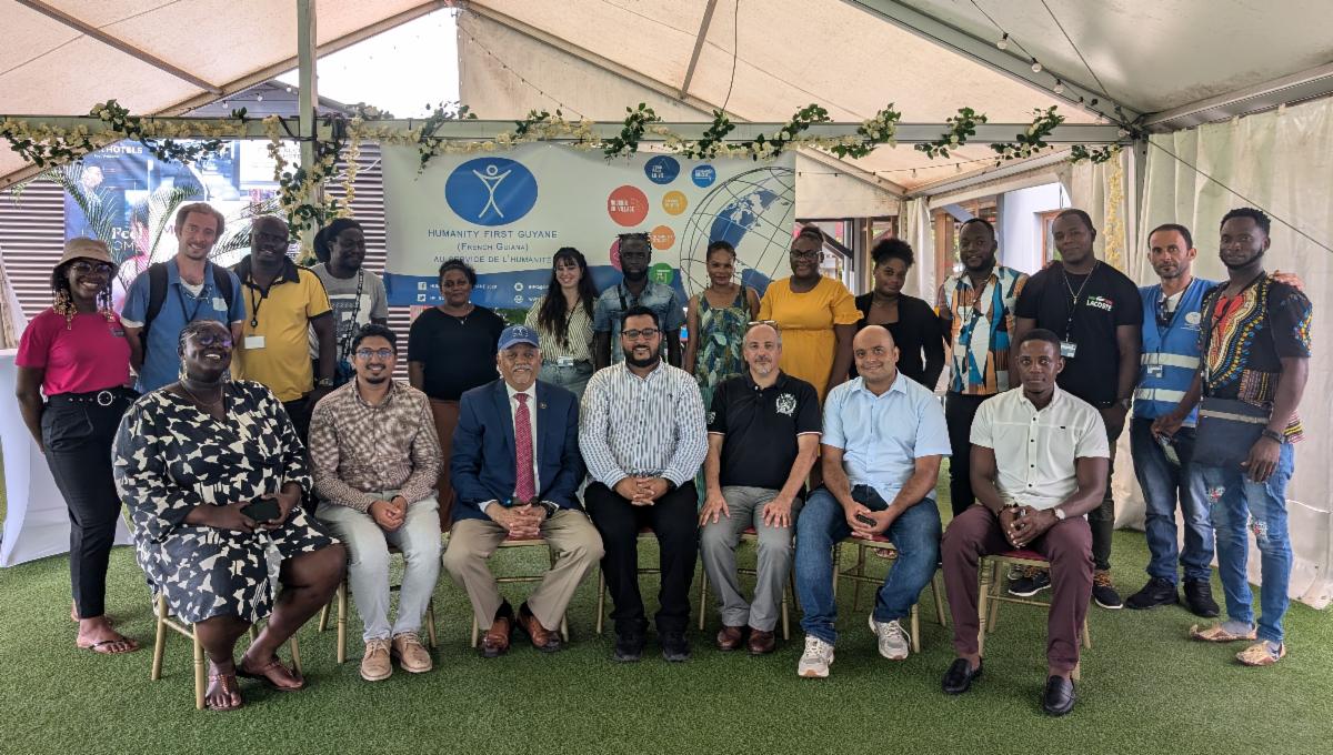 Munum Naeem, Chairman and Executive Director of <a href="/HFUSA/">Humanity First USA</a> on behalf of Humanity First International, has just returned from his 5 days visit to French Guiana. 

The 23 member Humanity First French Guiana (HFFG) team welcomed him to learn about all their humanitarian work, in