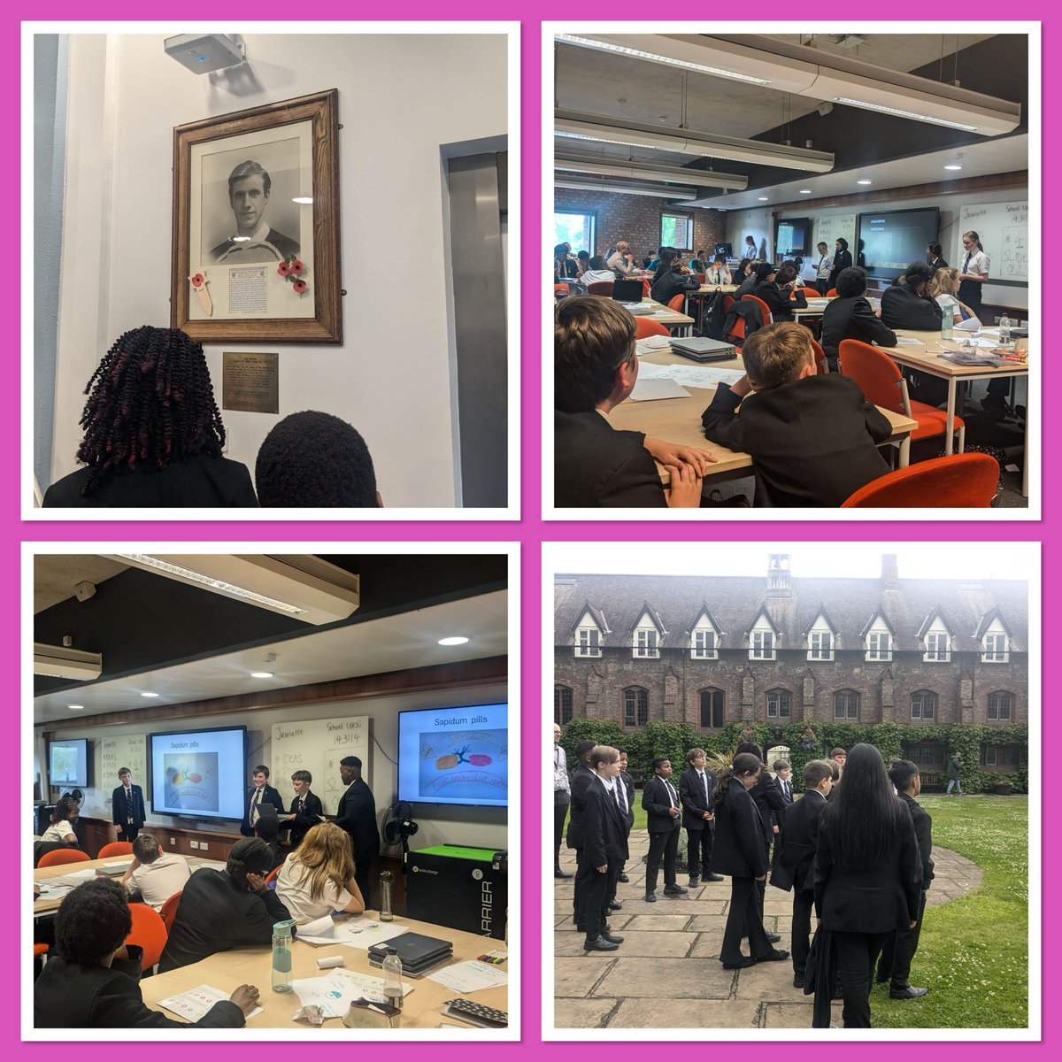 OutwoodAcklam's tweet photo. YORK UNI VISIT. 

Students worked on projects looking at how to save the planet, global warming and world problems. 

They came up with several ideas to help! https://t.co/RN92jaqMC4