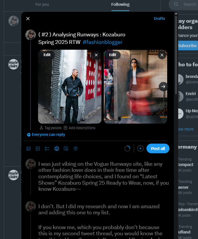 just found out i cant schedule threads so this is just awkward