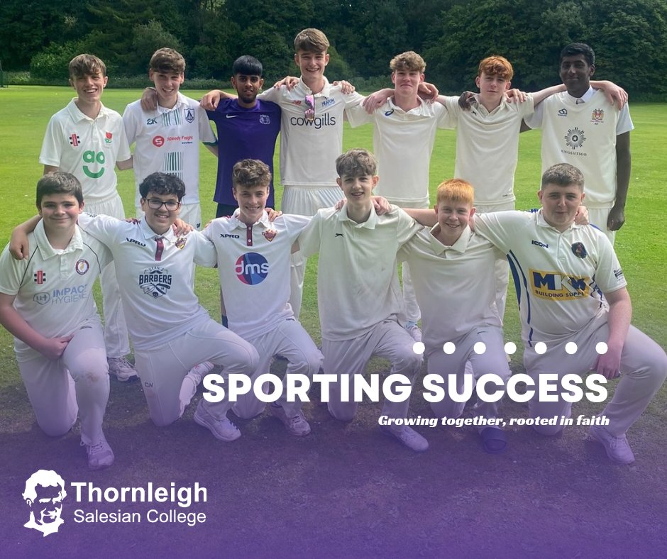 thornleigh's tweet photo. Our Y10 cricket team won the Cricket Bolton Cup Final yesterday against a resolute Ladybridge team. These boys have been a pleasure to work with during their time at Thornleigh and yesterday was a fitting last game for them. https://t.co/OeCbvgD6Ec