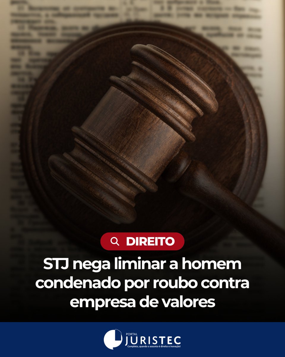 juristecadv's tweet image. STJ NEGA LIMINAR —

Para ler na íntegra, acesse x.gd/nUei9

FONTE: STJ | FOTO: Serhii Yevdokymov

#portaljuristec #STJ #liminar #condenado #roubo #empresa