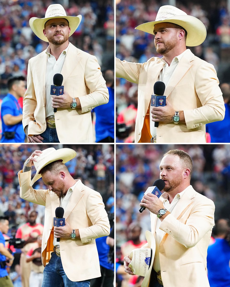 A special moment 🙌

<a href="/codyjohnson/">Cody Johnson</a> performed the National Anthem at last night's MLB All-Star Game in his home state of Texas!