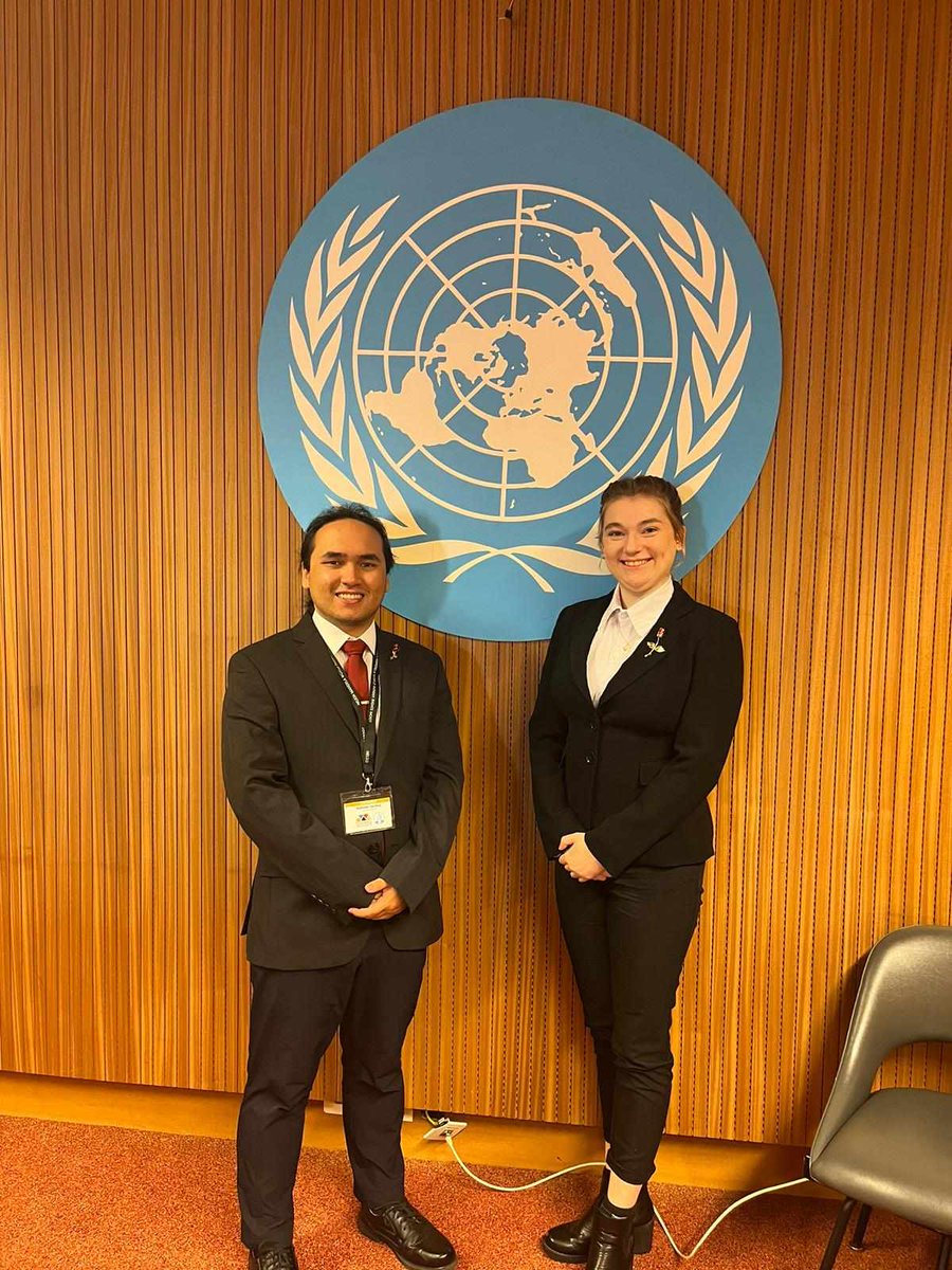 Your <a href="/StThomasU/">St. Thomas University</a> mooters have advanced to the semi-finals of the Nelson Mandela World Human Rights Moot Court Competition! Congratulations to human rights majors Jonathan McDonald and Jillian Lawrence. Undergrads vs law students.   From 50 teams to 4...