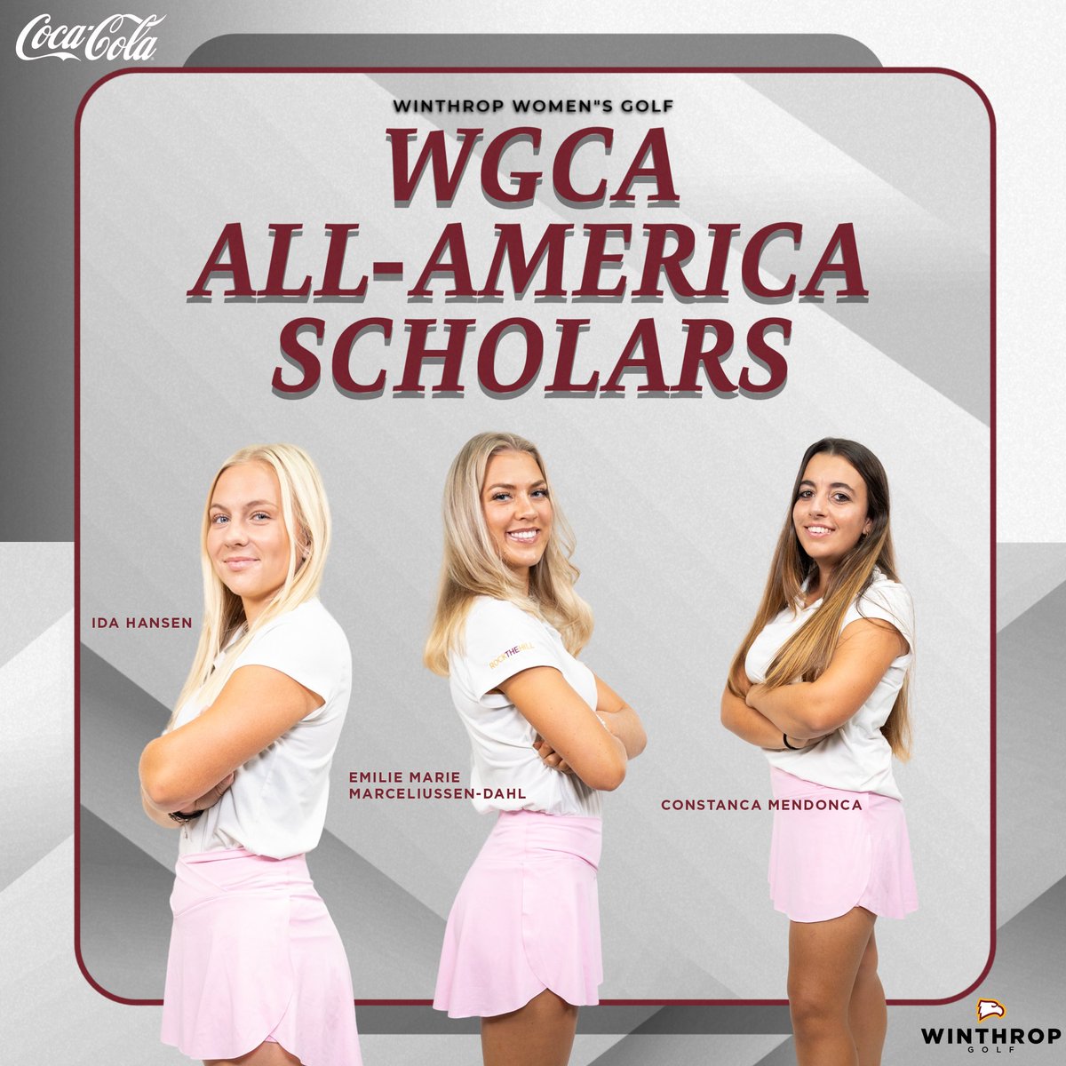 𝓦𝓖𝓒𝓐 𝓐𝓵𝓵-𝓐𝓶𝓮𝓻𝓲𝓬𝓪𝓷 𝓢𝓬𝓱𝓸𝓵𝓪𝓻𝓼

Congratulations To Ida, Emilie and Constanca!

🔗bit.ly/3LpRLKV

#ROCKtheHILL