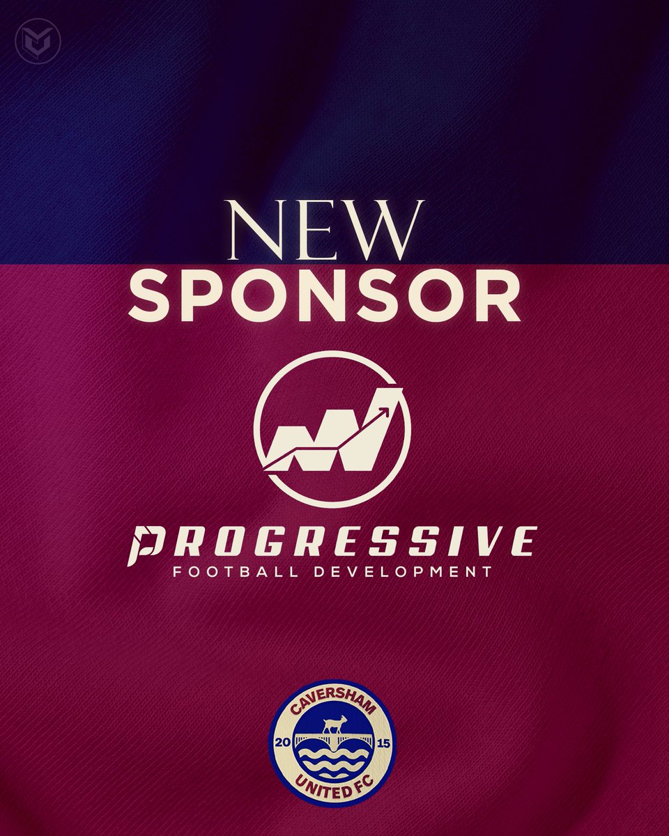 CavershamUnited's tweet photo. 🤝 NEW SPONSOR 🤝

Our final new kit sponsor announcement of the new season!

We are THRILLED to announce @ProgressiveFD as sleeve sponsor for @CavershamUtdWFC for our brand new away kit!

Not only that - Progressive Football Development will support our squad and coaches too! 🤝 https://t.co/attXkb2oF7