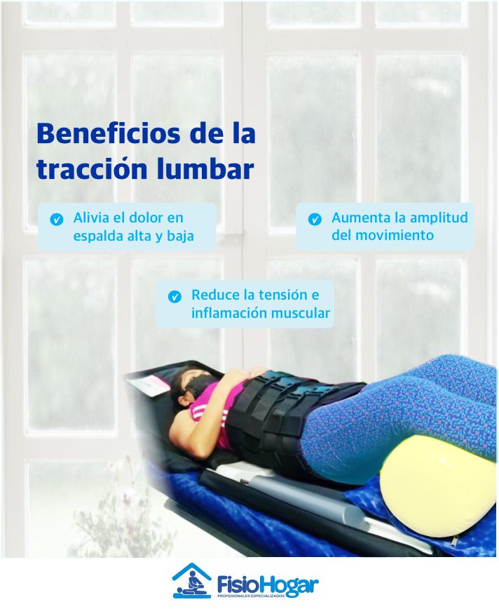 FisioHogarPe's tweet photo. ¡Descubre los beneficios de la tracción lumbar! 🌟 La tracción lumbar es una técnica terapéutica que ayuda a aliviar el dolor de espalda, mejorar la flexibilidad y promover una mejor postura. 
Reserva tu cita aquí https://t.co/o22gu9Ut5g

#PriorizamosTuSaludFísica https://t.co/A91EF1Qg5Y