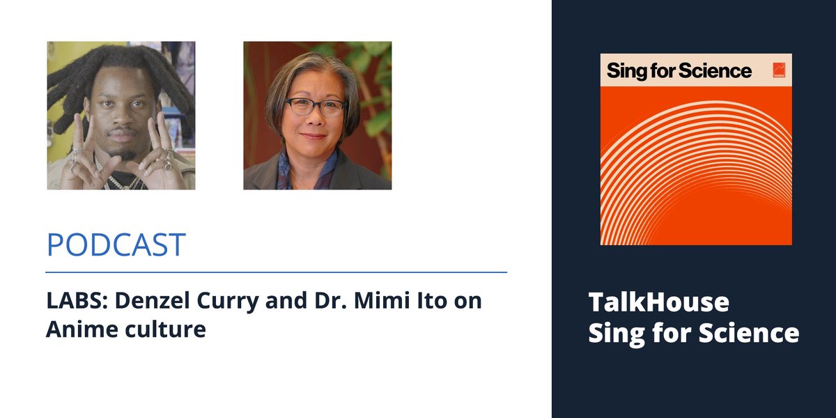 “[Anime] is like a language. The creativity is expressed through these really complicated cultural references and you gotta know what’s behind them to really understand your poetry” - <a href="/mizuko/">Mimi Ito</a>

🚨NEW🚨 @talkhouse podcast on anime culture with <a href="/denzelcurry/">Denzel Curry</a>!

connectedlearning.news/Curry-Ito-Anim…