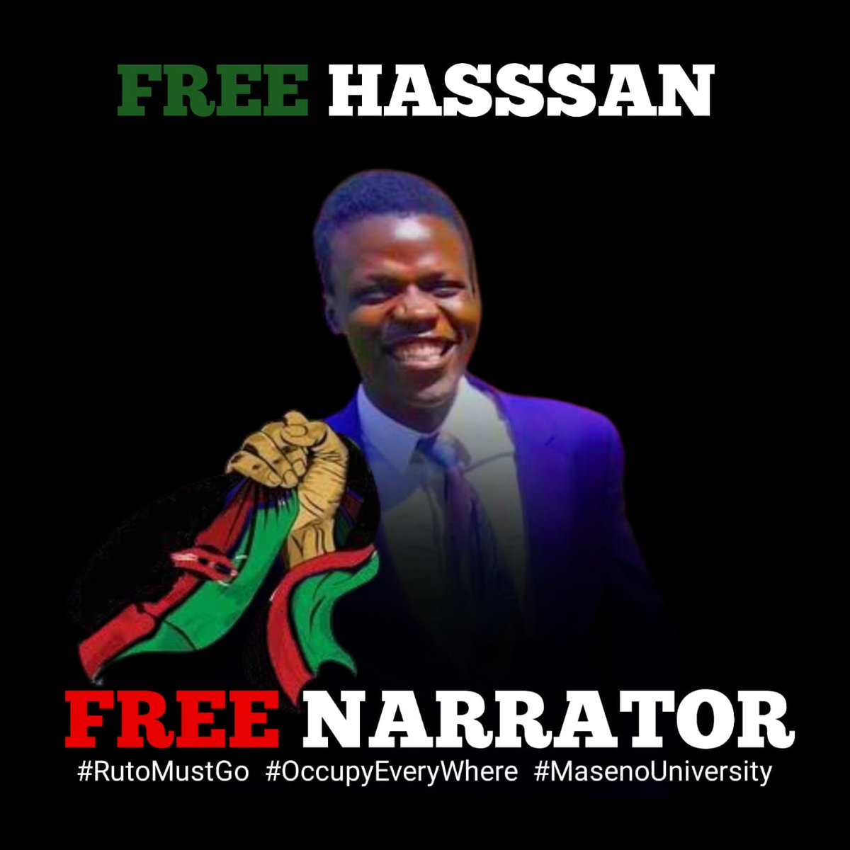 iamennoh's tweet image. Let's amplify this 
He's missing from Kisumu 
#FreeHassan
