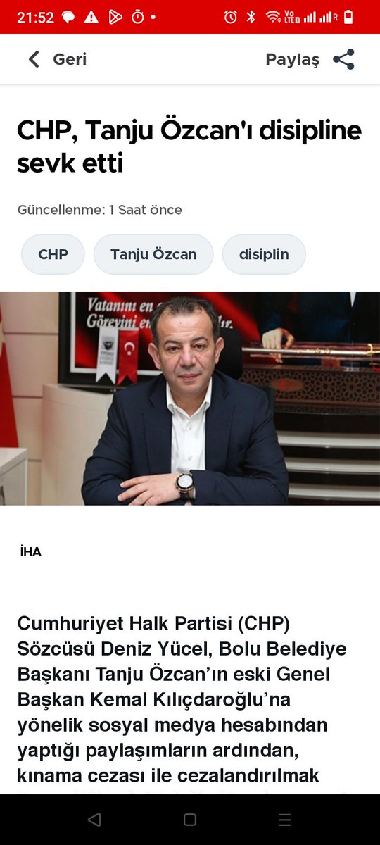 CHP hiçbir zaman düzelmeyecek, asla düzelmeyecek, her zaman daima aynı kalacak, bu kafayla hep muhalefette kalacak