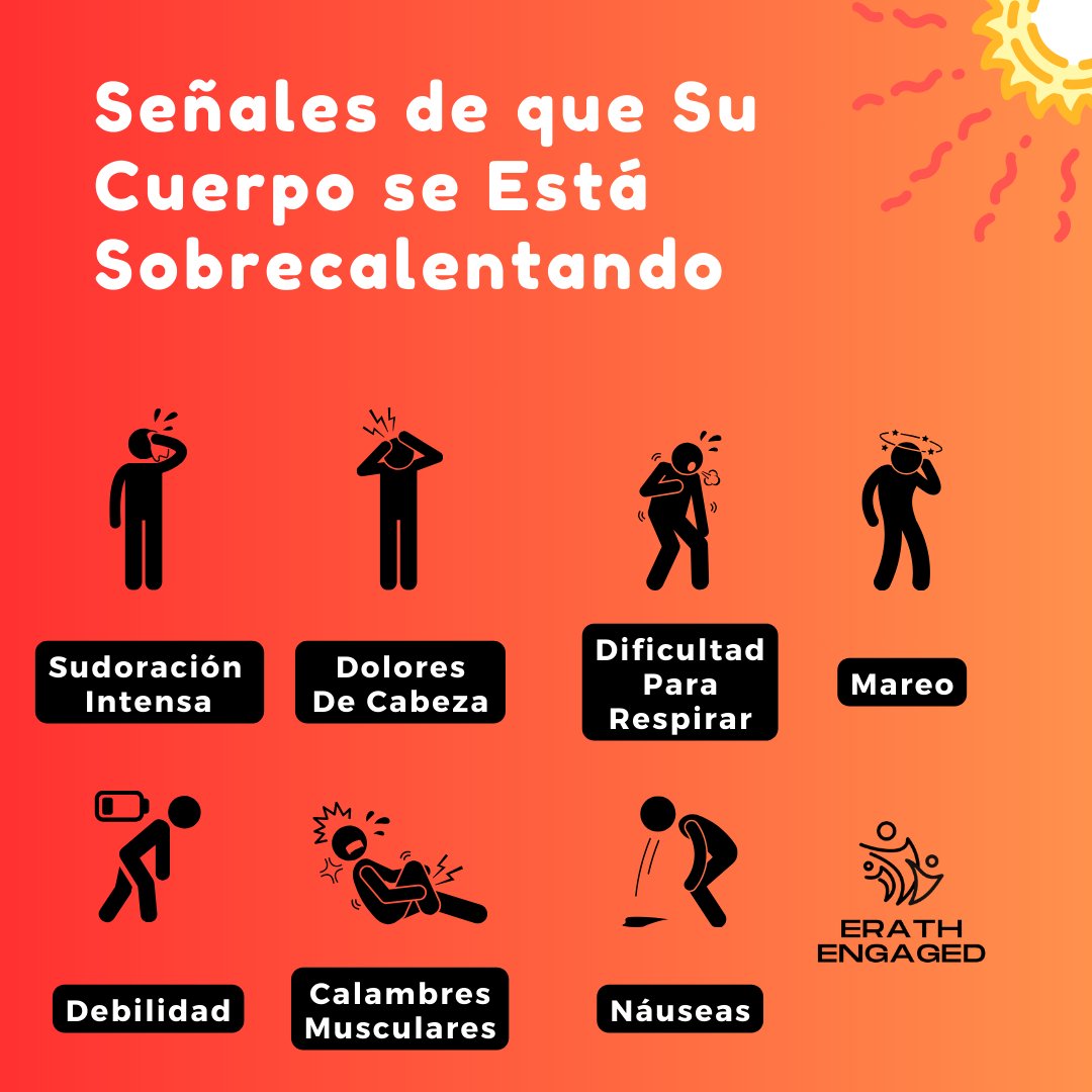 ErathEngaged's tweet photo. 🥵 Si experimenta sobrecalentamiento, actúe rápidamente y siga estos pasos:

1️⃣ Si es posible, trasládese a un lugar fresco y con aire acondicionado
2️⃣ Quítese la ropa ajustada
3️⃣ Tome una ducha fría
4️⃣ Beba agua fría o electrolitos

FUENTE: https://t.co/nrnPQMy5T8 https://t.co/jeZEabE5iE