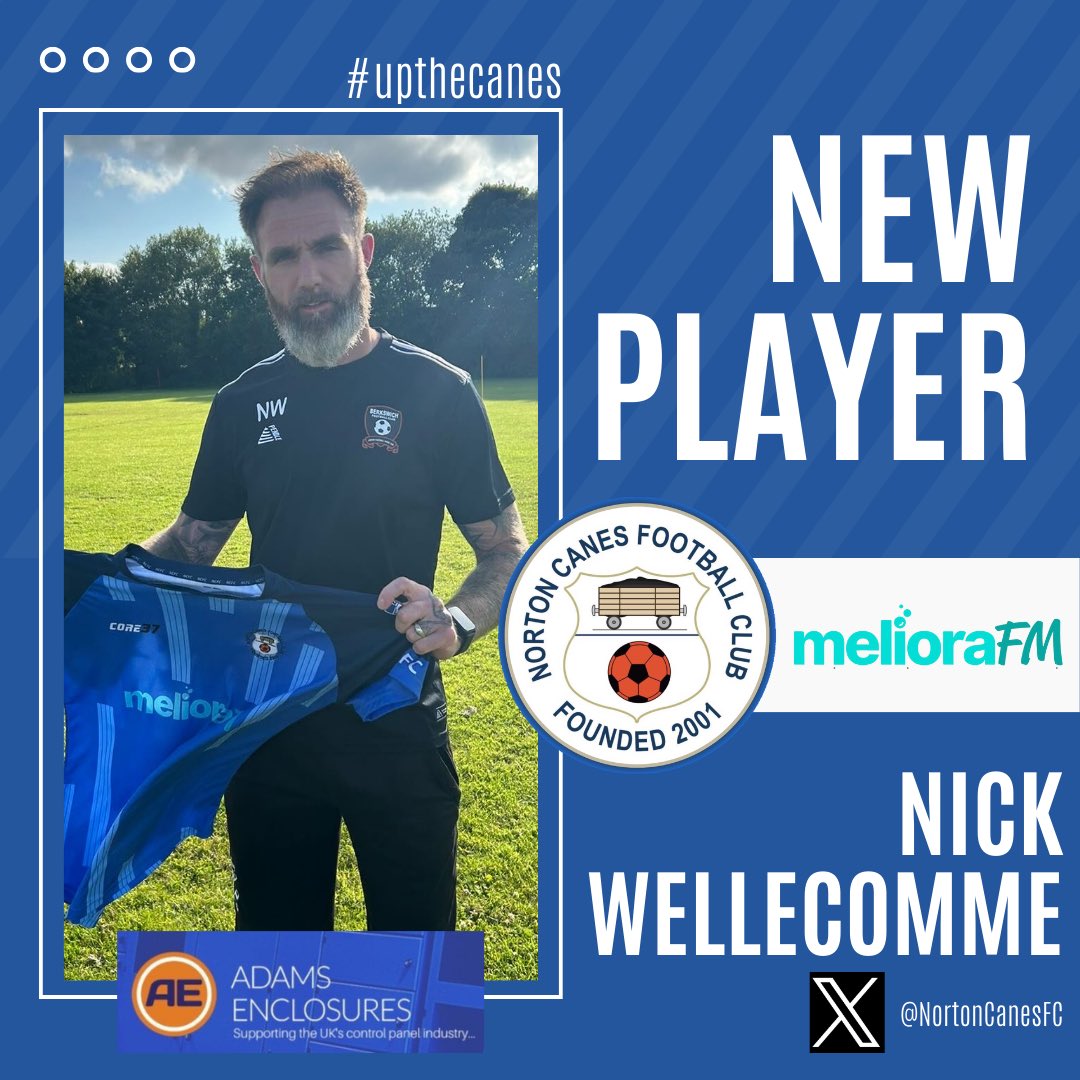 Norton Canes FC (@nortoncanesfc) on Twitter photo ๐ฃ๐๐๐ฌ๐๐ฅ ๐๐ก๐ก๐ข๐จ๐ก๐๐๐ ๐๐ก๐ง ๐ฃ๐ฃ
Nick Wellecomme signs pen to paper! The experienced goal scorer will be a huge asset to the club this season as Nortonโs number 9. Really pleased to have Nick at Norton Canes.
Welcome to Norton Canes FC ๐ต๐
#uptheCanes ๐ฃ๐๐๐ฌ๐๐ฅ ๐๐ก๐ก๐ข๐จ๐ก๐๐๐ ๐๐ก๐ง ๐ฃ๐ฃ
Nick Wellecomme signs pen to paper! The experienced goal scorer will be a huge asset to the club this season as Nortonโs number 9. Really pleased to have Nick at Norton Canes.
Welcome to Norton Canes FC ๐ต๐
#uptheCanes
