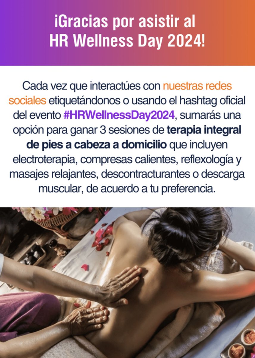 manrio's tweet photo. Hay un premio súper bacán para todos los que asistan y habrá un montón de espacios de aprendizaje hasta las 8 pm de hoy #HRWellnessDay2024 

@InfoCapitalH https://t.co/Qg4umW421C