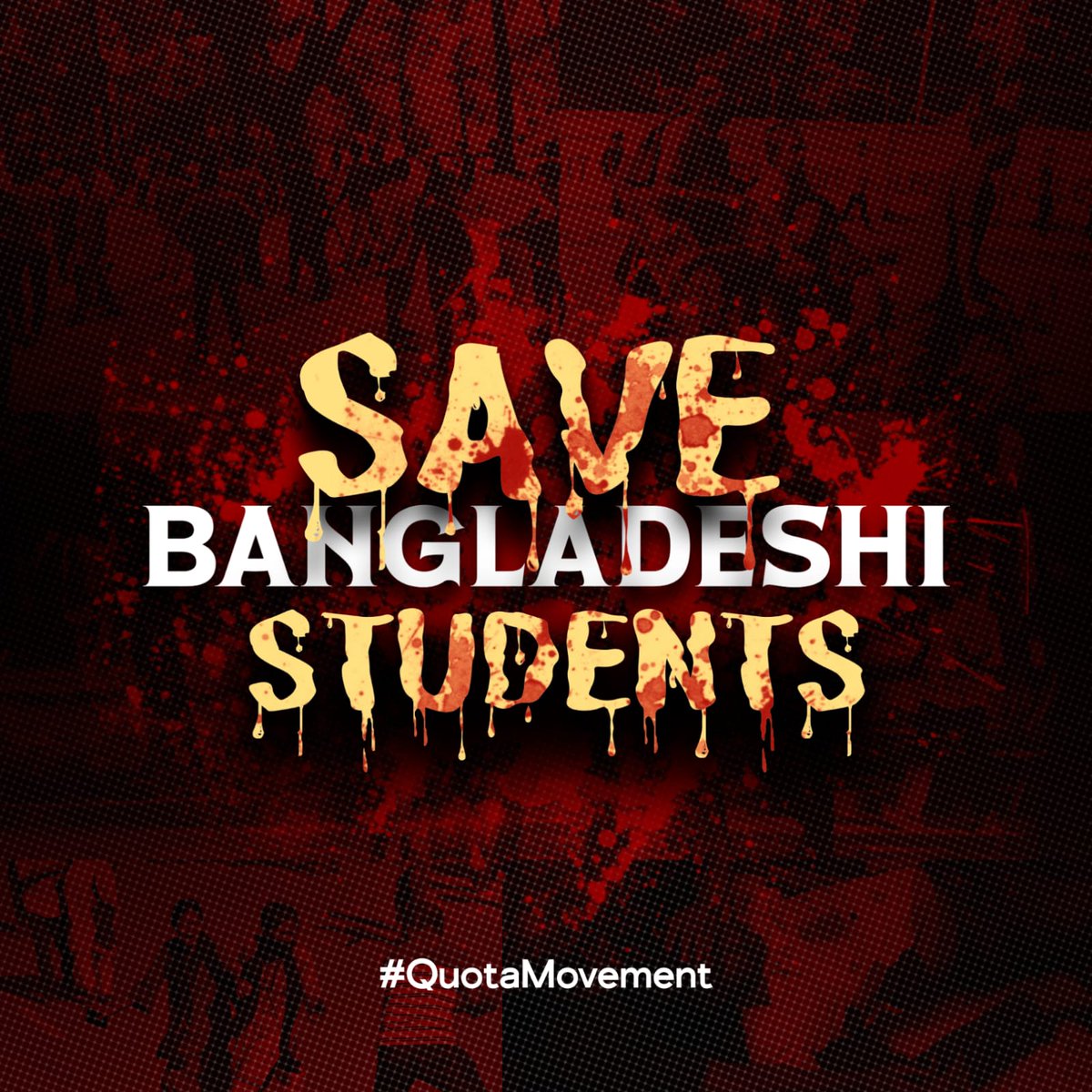 #Save_Bangladeshi_students 
#QuotaMovement 
#QuotaReform 
#Bangladesh 
#StudentsUnderAttack 
#WENEEDHELP