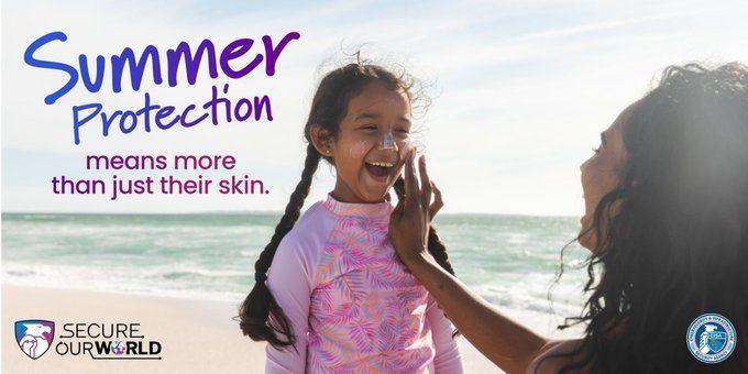 ☀️ Keeping your family safe this summer goes beyond Band-Aids and sunscreen! 🌟 Dive into these 4 easy ways to protect your online information by visiting: buff.ly/3zJ20r9.
Enjoy the sun, and don't forget the sunscreen! 🏖️🕶️ #SummerSafety #StaySecure y #MySecureKid