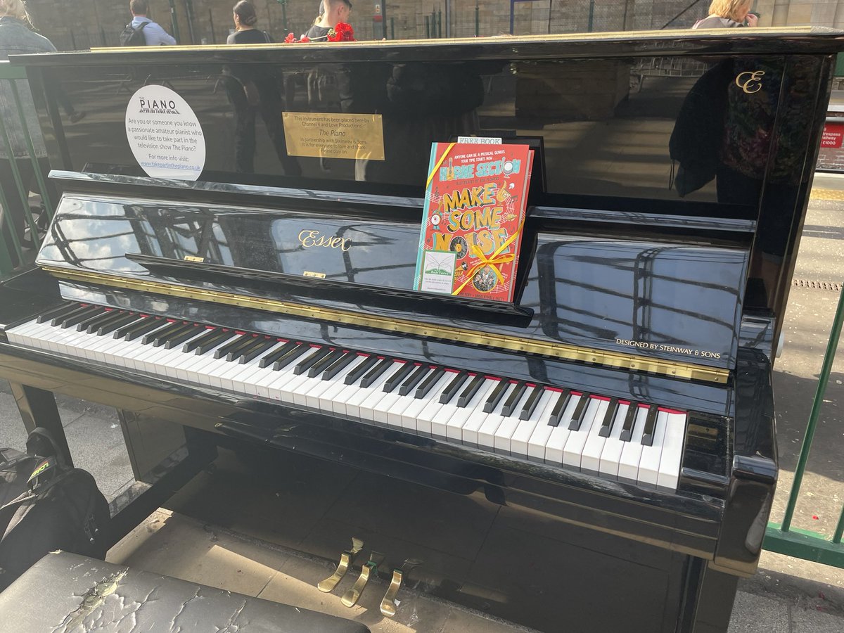 Jennife09761350's tweet photo. “Music is ear food”
The Book Fairies are sharing copies of #MakeSomeNoise by #TheHorneSection at musical locations all around the UK today!
Who will be lucky enough to spot one?
#ibelieveinbookfairies #TBFHorne #TBFPuffin #AlexHorne #LearningMusic #Music #Taskmaster #Edinburgh https://t.co/Hga5Jm9FTm