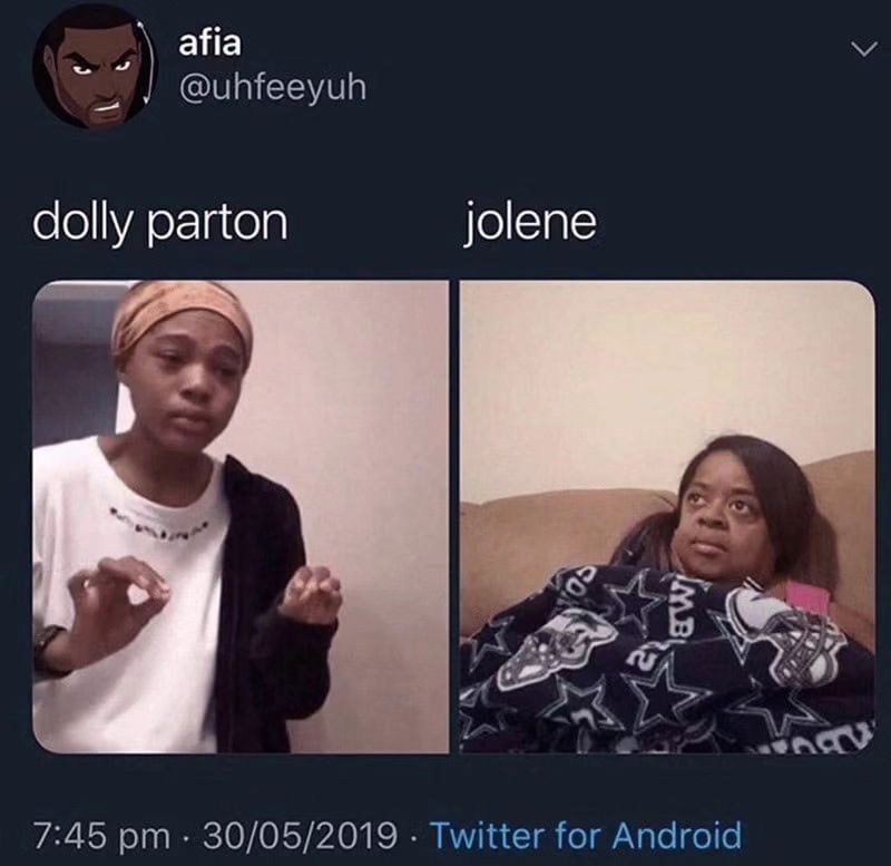 mklopez's tweet image. I'm begging of you... #Jolene #country #geeklife