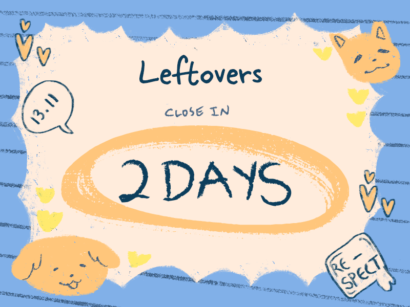 💛 TWO DAYS 💛

Our store closes in 2 days! If you haven't gotten a copy of all our namgi goodies, now is the time!