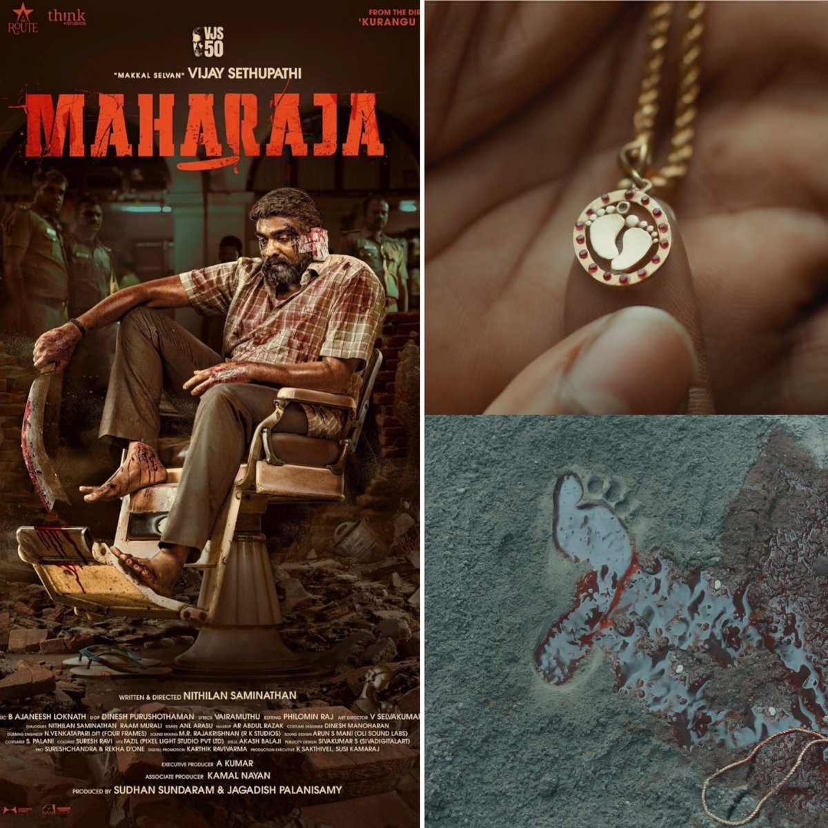 diving_mind's tweet photo. Just finished watching #MaharajaOnNetflix 
Ek number. My mind is blown away.
Absolute cinema. Insane. Classic thriller. Should be added to everyone's must watch list. 🙌🏼🔥🌟
@VijaySethuOffl @anuragkashyap72 @NetflixIndia https://t.co/Xd03AgPTXx