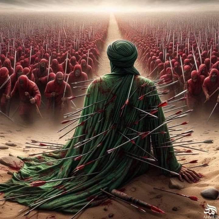 AylAz74's tweet photo. يا أيها العالم
هل تعرفون أن الحسين ع
جده رسول الله ص
وأبوه الإمام علي أمير المؤمنين ع
أمه فاطمة الزهراء سيدة نساء العالمين
كان صائما بالنهار وقائما بالليل لقبه سفينة النجاة وباب الله 

بينما يزيد فاسق شارب للخمر ملاعب القردة
وهنالك قوم لحد الان يدافعون عن يزيد ويدعون أنهم مسلمين https://t.co/qa8STKbow8