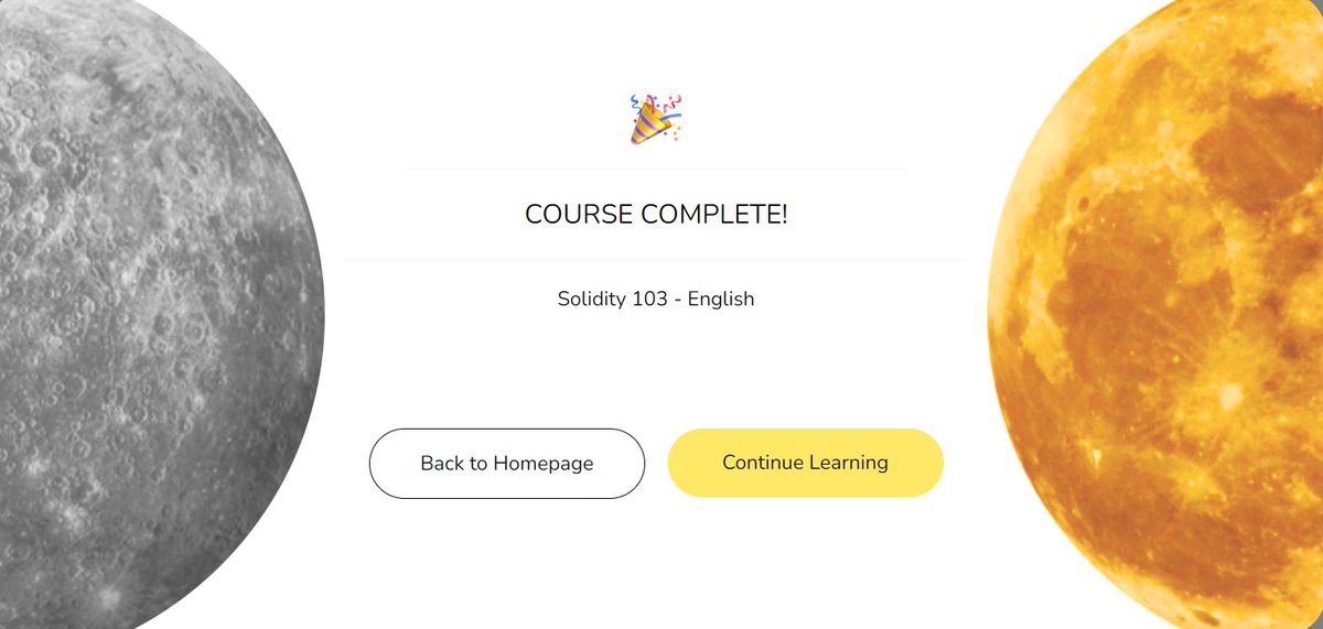 A21Tech's tweet photo. Just completed Solidity 103! Here's what I learned:

Advanced smart contract development
Security best practices 
Gas optimization techniques 
Building complex dApps on Ethereum 

#HackQuest #HackQuestCamp #Blockchain 
@AdiSuyash https://t.co/oMTXBOzyi0