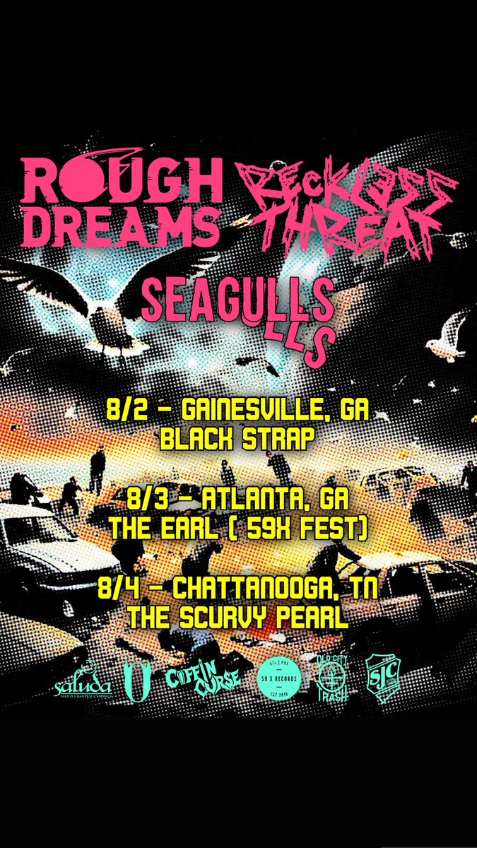 This three day run with @RecklessThreat and <a href="/SeagullsATL/">Seagulls</a> is gonna go so fucking hard!!!