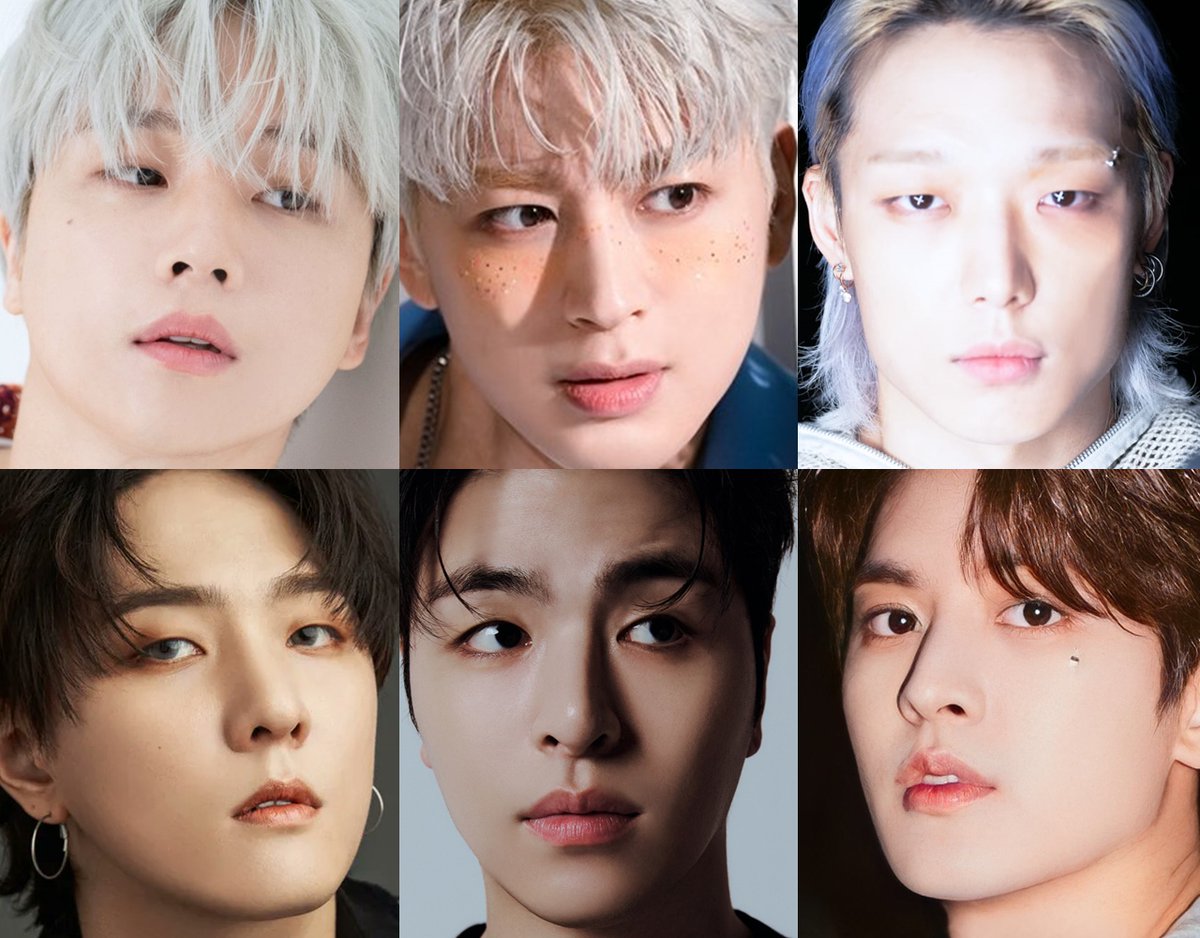 iKONICtalk's tweet photo. iKON members and their insane face card. The eyes, nose, lips 🫦 https://t.co/5WhBGotirK