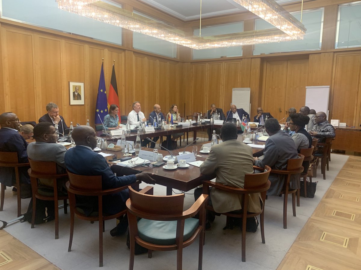 We welcomed the members of the Technical Committee of the Government of Namibia 🇳🇦 in Berlin 🇩🇪 ⁦<a href="/GermanyDiplo/">GermanForeignOffice</a>⁩ .         Continued our trustful and constructive talks on reconciliation.