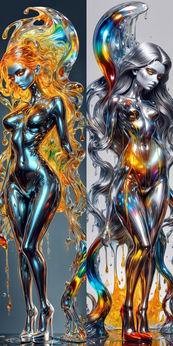 neeavyn's tweet photo. When bad proportions are not a bug, but instead a feature. I love playing around with amorphous bodies every once in a while.
#aiart #melting #neat #whynot #random https://t.co/XrDl3fRIeA