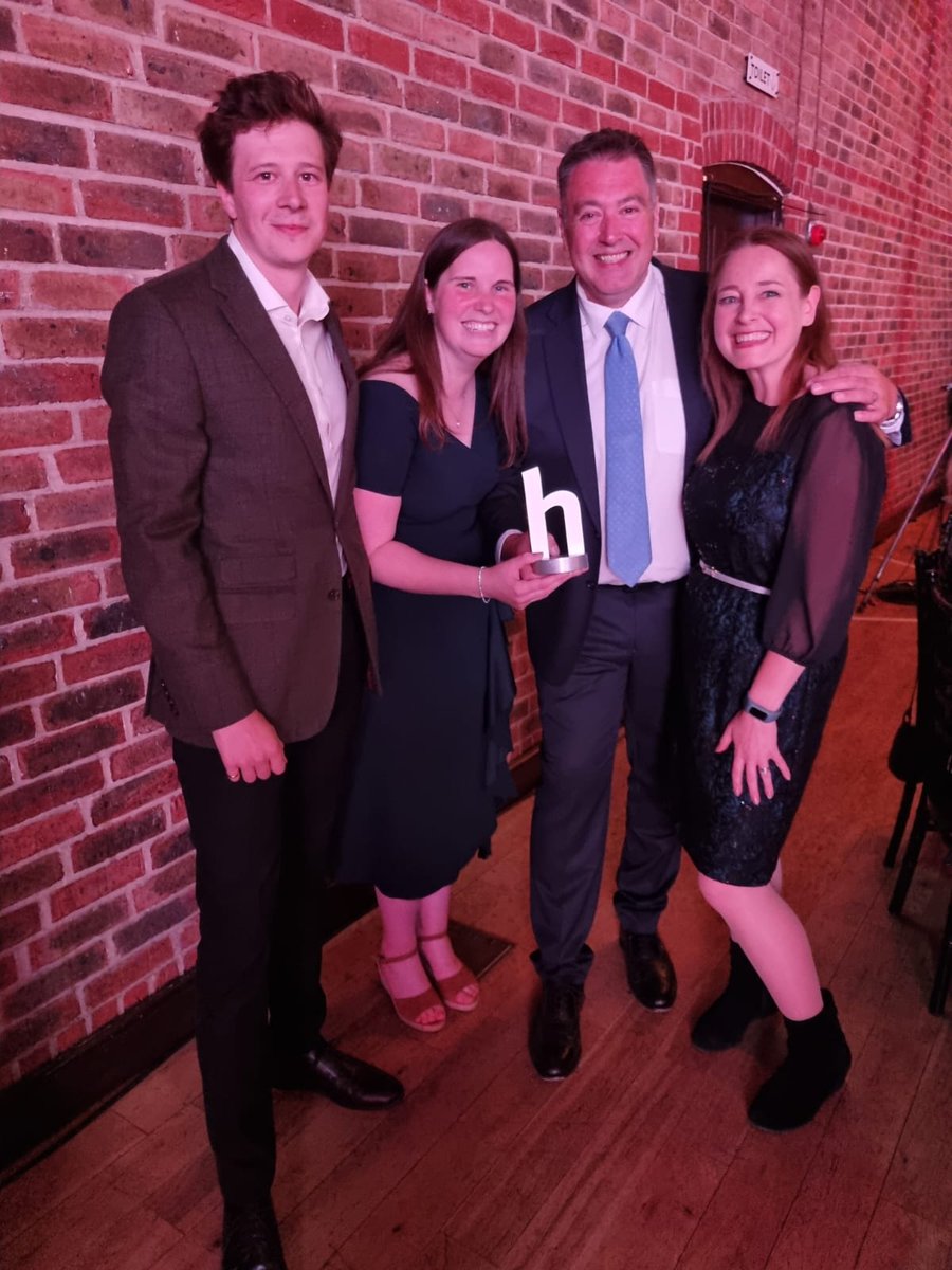 Well, would you look at that! PR Agency of the Year at the <a href="/Headlinemoney_/">Headlinemoney</a> Awards 2024. @langcatlocke <a href="/Tellisthenews/">Tom Ellis</a> <a href="/jenetteg/">Jenette Greenwood</a> representing <a href="/thelangcat/">the lang cat</a> team. What a team to be part of. Thanks to all the judges and journalists for voting for us. #HMAwards24