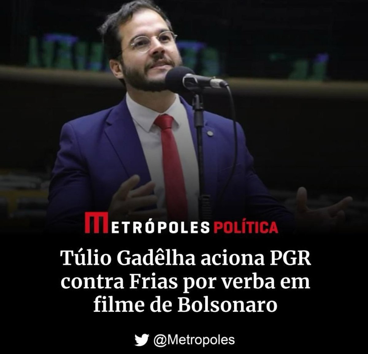 CASSAÇÃO A MÁRIO FRIAS!

O deputado Túlio Gadelha acionou a PGR contra o ator fracassado que atualmente desvia verbas de emendas parlamentares para dar uma força a um diretor desocupado que está filmando um documentário sobre a vida do ladrão

Parabéns <a href="/tuliogadelha/">Túlio Gadêlha</a> !