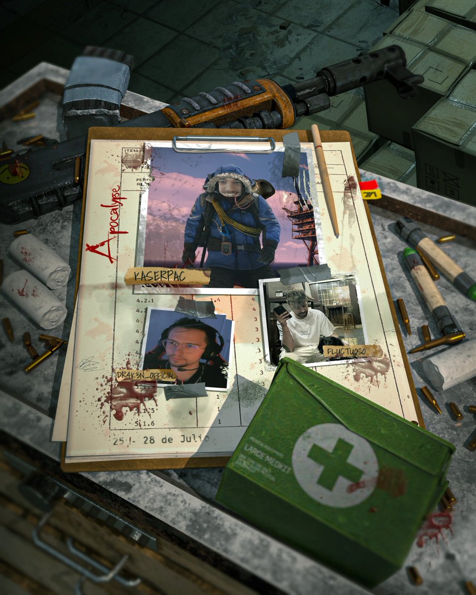 APOCALYPSE_RUST's tweet image. ¡Bienvenidos al mundo de #ApocalypseRust!                      

🔥 @KaserPac 
🔥 @osofluctu  
🔥 @DR4K3N_OFFICIAL