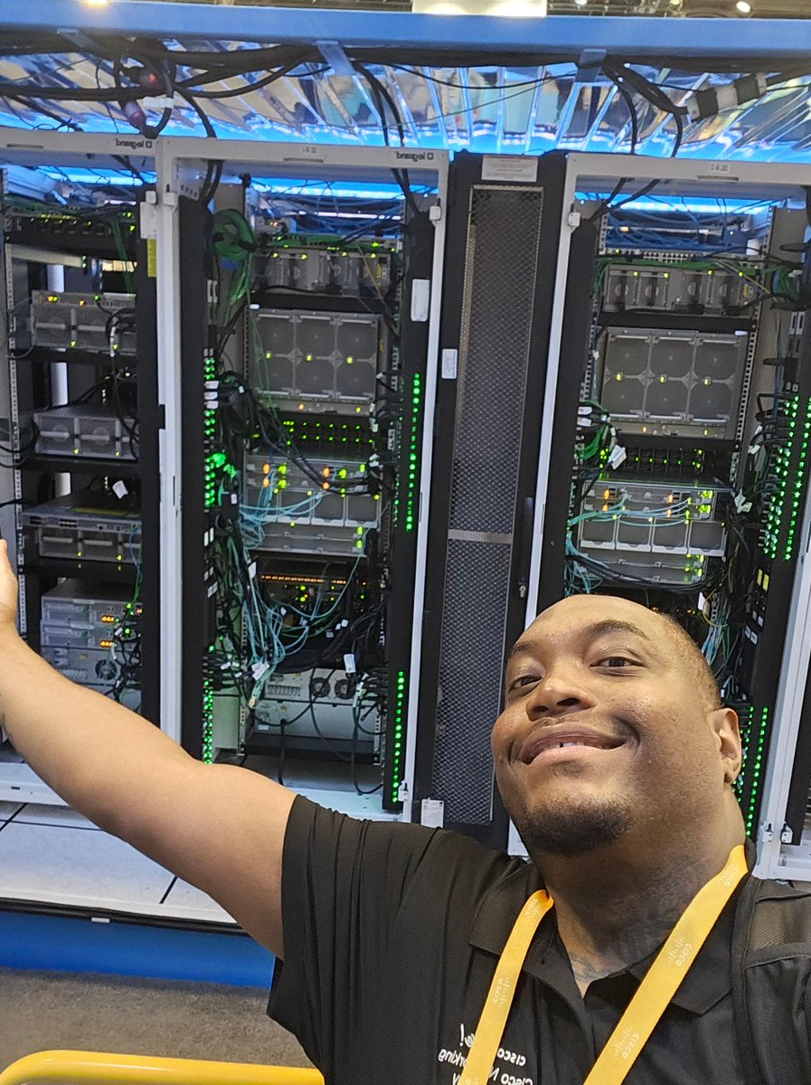CiscoNetAcad's tweet image. Our awesome #NetAcadDreamTeam member Eric Brown recently landed a job as a Network Cable Technician! 🥳🙌

Woohoo! 📣 Congrats Eric, we wanted to give you this shout out for your stellar work 😎

If you want to learn more about the Dream Team, go here: cs.co/6013i9nf3