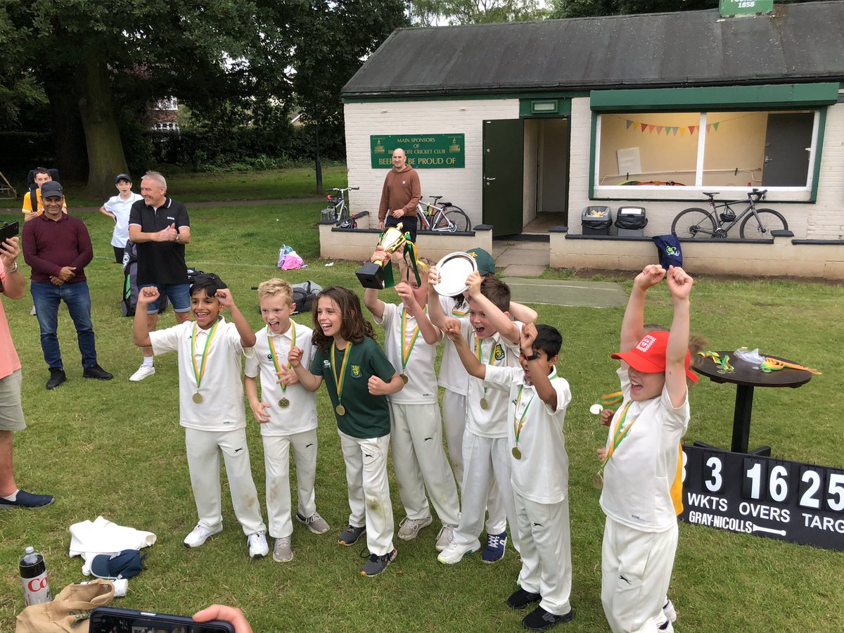 Bramcote Cricket Club (@bramcotecc) on Twitter photo WIIINNNEERRRRSS!!!! π
Yes team! What a superb win for our U10βs tonight.
But letβs thank <a href="/EllerslieCC1923/">Ellerslie C.C.</a> tonight for contributing to a wonderful game worthy of a Final, and a great advert for junior cricket in Nottingham β€οΈ
Cricket was definitely the winner tonight!! π WIIINNNEERRRRSS!!!! π
Yes team! What a superb win for our U10βs tonight.
But letβs thank <a href="/EllerslieCC1923/">Ellerslie C.C.</a> tonight for contributing to a wonderful game worthy of a Final, and a great advert for junior cricket in Nottingham β€οΈ
Cricket was definitely the winner tonight!! π