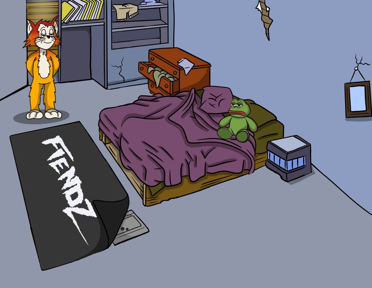 my #FiendzWorld apartment needs some love but its getting more awesomer every day!  get ur <a href="/FelineFiendz/">Fiendz</a> on now frens!