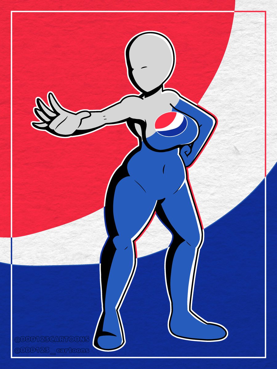 DDD123_TOONS's tweet photo. 🔴 PEPSI GAL 🔵 https://t.co/cVR39hJzLH