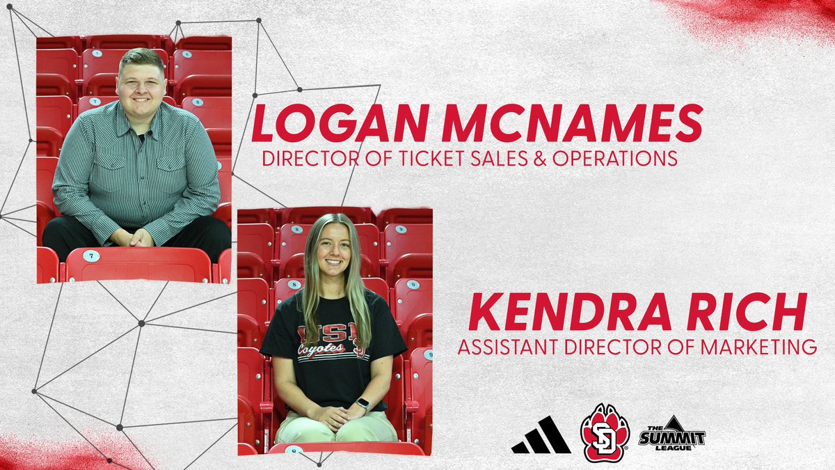 Coyote Nation, give a warm welcome to the newest members of the USD athletics external staff! 🤝

📰: Yote.us/3LqWYlJ

#GoYotes x #WeAreSouthDakota 🐾