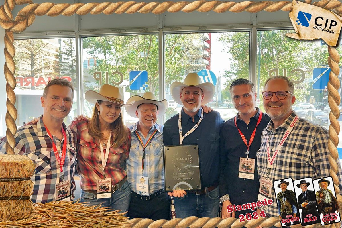 GoCIP's tweet photo. We are so excited to once again receive the Hyakuman Kai Elite Award as Sharp's Best Dealer in Canada! We're proud to deliver their top-of-the-line products and services to our clients.

#HyakumanKaiEliteDealerAward  #SharpTechnologies https://t.co/N7ehqT5iQO