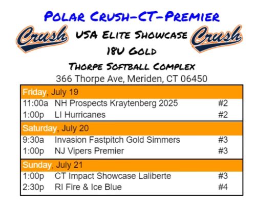 Getting ready to head to Connecticut for the USA Elite Showcase!