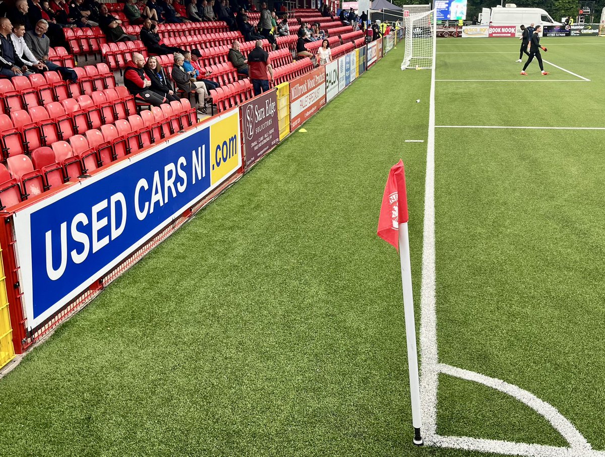 PaulVance63's tweet photo. Larne v FK RFS - UEFA Champions League Qualifying 1R, 2L - Inver Park, Inver Road, Larne, Co Antrim…
#LARRFS #WeAreLarne #ForTheTown #FKRFS #UEFA #ChampionsLeague #UCL #Riga #NIFL https://t.co/LhMhKpX1Hz