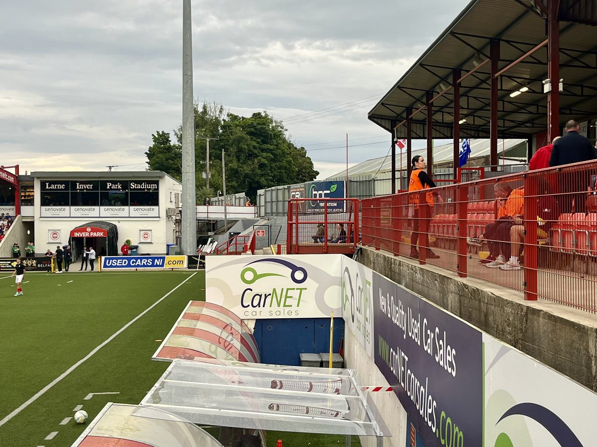 PaulVance63's tweet photo. Larne v FK RFS - UEFA Champions League Qualifying 1R, 2L - Inver Park, Inver Road, Larne, Co Antrim…
#LARRFS #WeAreLarne #ForTheTown #FKRFS #UEFA #ChampionsLeague #UCL #Riga #NIFL https://t.co/LhMhKpX1Hz