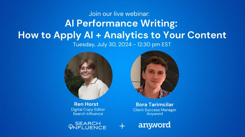 Anywordtech's tweet photo. 🍋 Ready to squeeze more value out of AI in your marketing?

Join us on July 30 at 12:30 PM ET for a chat with Ren Horst from Search Influence. We're going beyond basic AI writing to show you:

• How to blend AI with your marketing data for better campaigns
• The real upsides and pitfalls of AI in marketing
• Quick wins to boost your results with AI right away

Make AI your team's secret weapon. 🚀 Sign up now: https://t.co/PfWOHv7079

#AnywordWebinar #AIMarketing #SearchInfluence