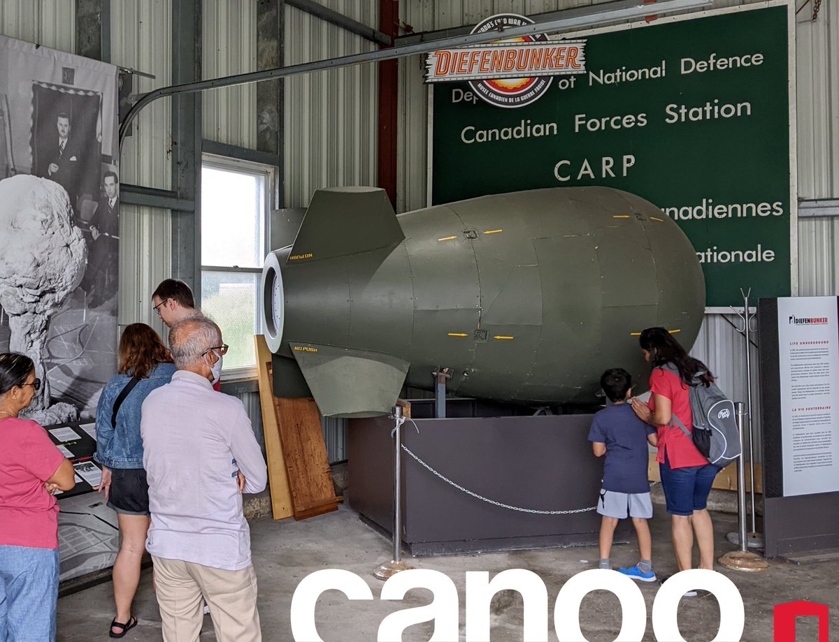 diefenbunker's tweet photo. New to Canada?🍁 Our partnership with @canoopass and @inclusion_ca provides free access to the Diefenbunker for new citizens and new permanent residents. Descend 75 feet underground and explore Canadian history.

➡️ Learn more about the Canoo app: https://t.co/8ujBadZcJE https://t.co/WKKsD2bcTj